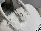 BLN-Ciaga Ville XXS Handbag In White, For Women,  Bags 8.6in/22LO
