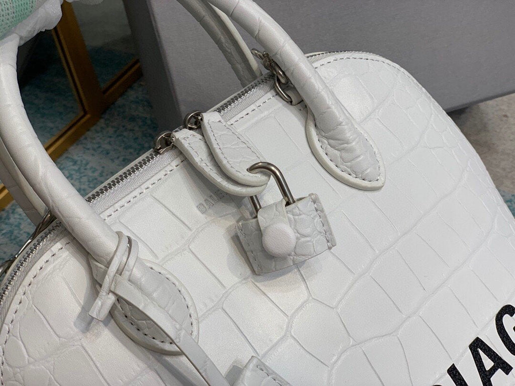 BLN-Ciaga Ville XXS Handbag In White, For Women,  Bags 8.6in/22LO