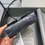 BLN-Ciaga Hourglass Mini Handbag In Black, For Women,  Bags 4.7in/12LO