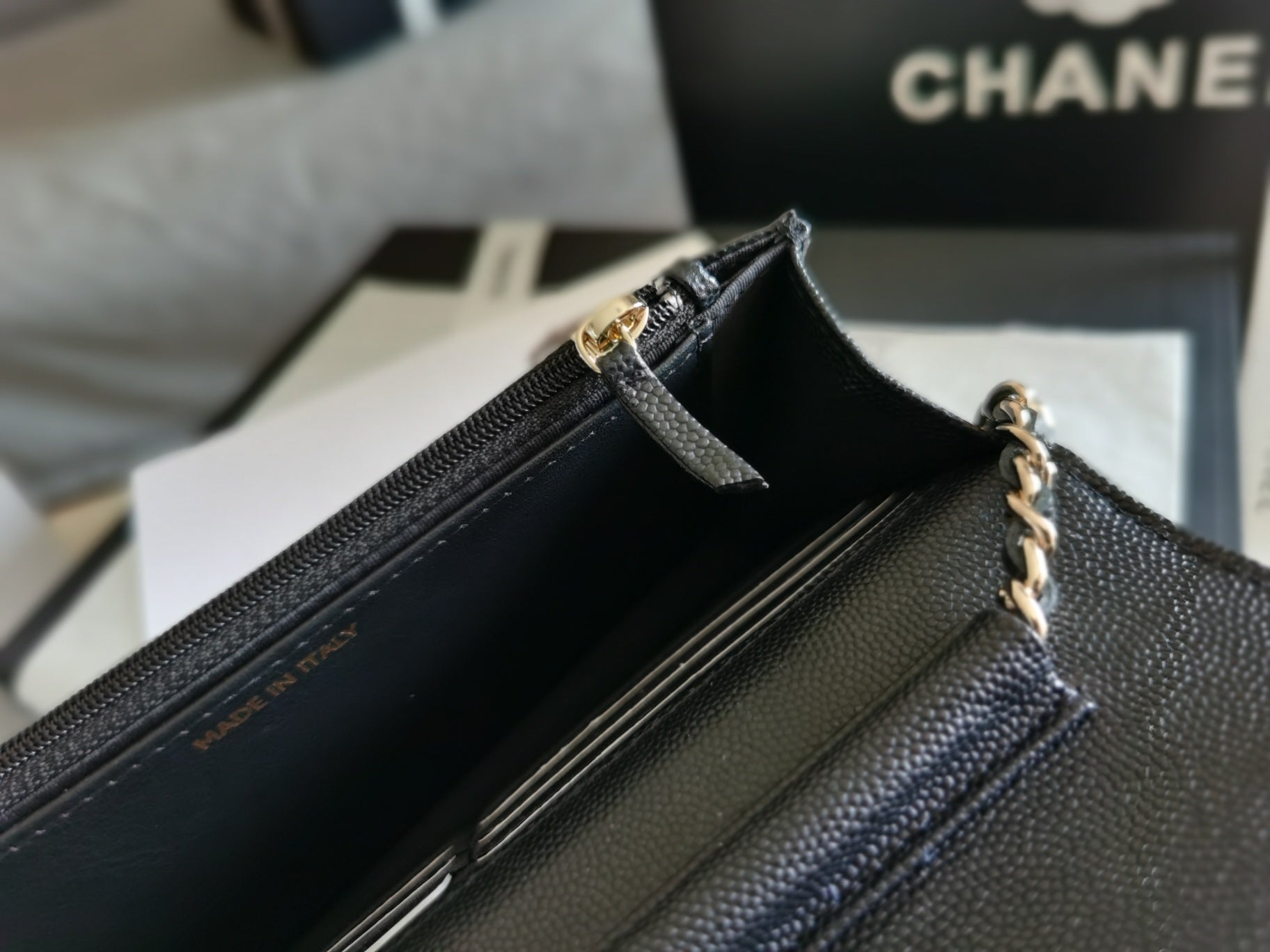 CHL - Mini Flap Bag Black For Women 7.2in/18.5LO