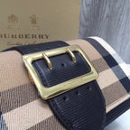 B-Berry - BB  The Small Buckle Bag In House Check Black For Women, Bags 7.5in/19LO