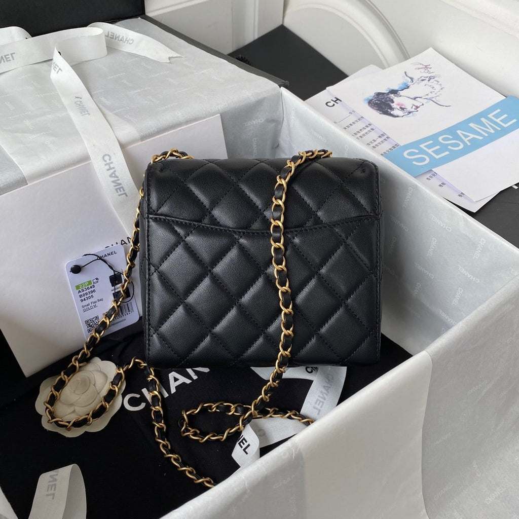 CHL - Mini Flap Bag Black For Women Bags 6.7in/17LO