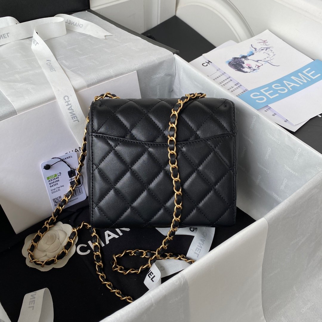CHL - Mini Flap Bag Black For Women Bags 6.7in/17LO