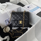 CHL - Mini Flap Bag Black For Women Bags 6.7in/17LO