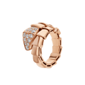 SERPENTI RING PINK GOLD DIAMOND