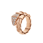 SERPENTI RING PINK GOLD DIAMOND