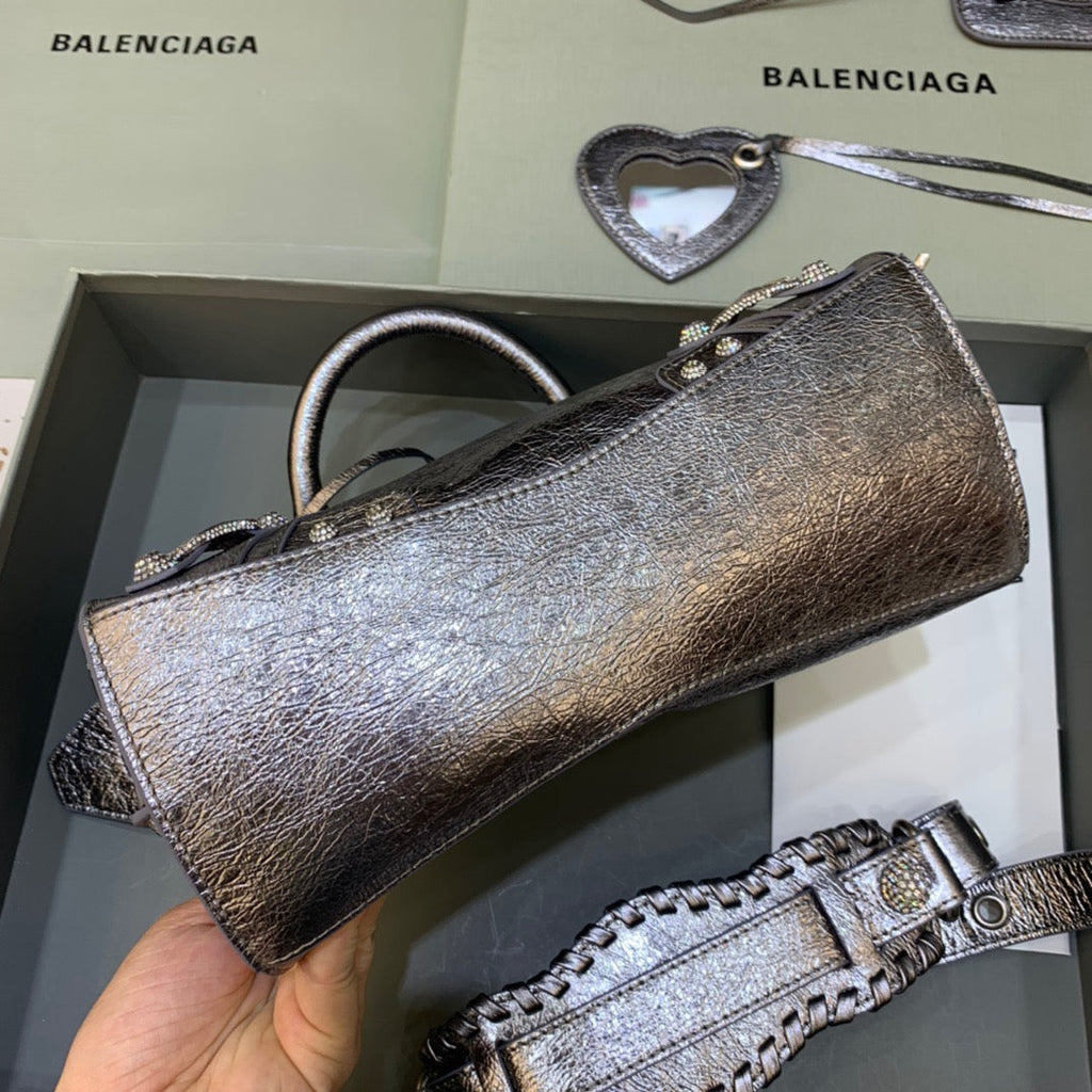 BLN-Ciaga Neo Cagole XS Handbag In Grey, For Women,  Bags 10.2in/26LO