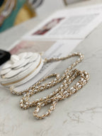 CHL -  Camellia Clutch With Chain White Bag For Women 11LO/4in