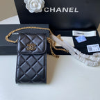 CHL - Phone Holder Black Bag For Women 15LO/6in