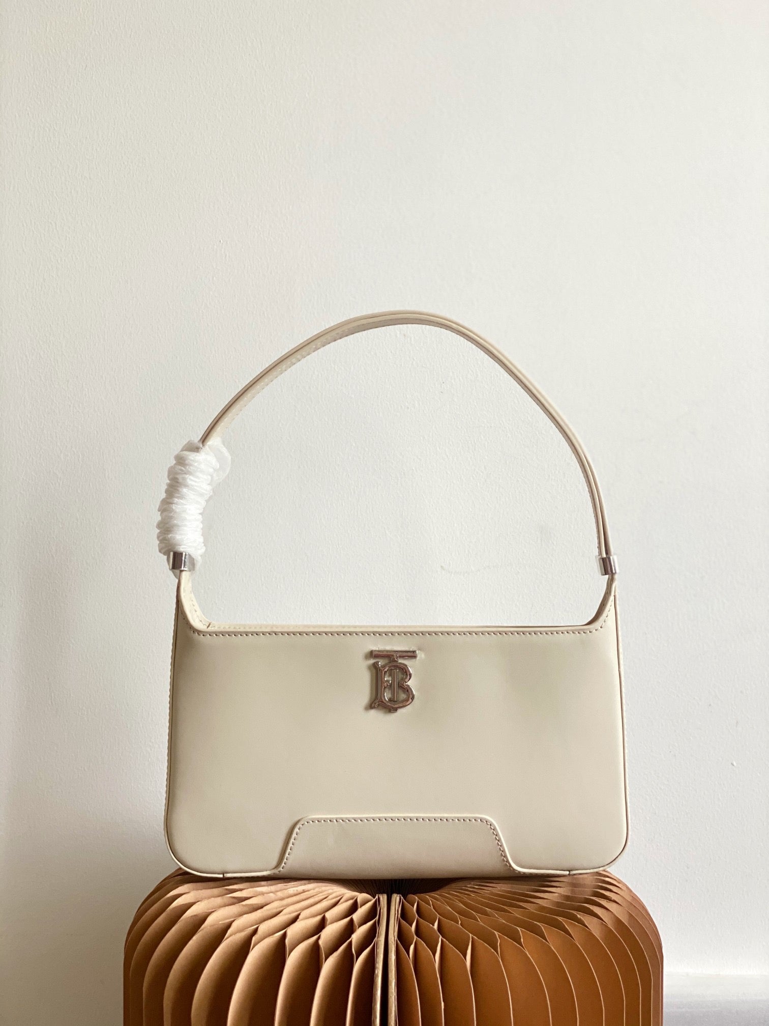 B-Berry - BB  Thomas Shoulder Bag Monogram White For Women, Bags 5.5in/14LO 80462501