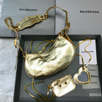 BLN-Ciaga Le Cagole XS Shoulder Bag In Gold, For Women,  Bags 10.2in/26LO 6713090GT3M8005