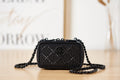 CHL -  Crystal Small Vanity with Chain Black Bag For Women 10LO/4in