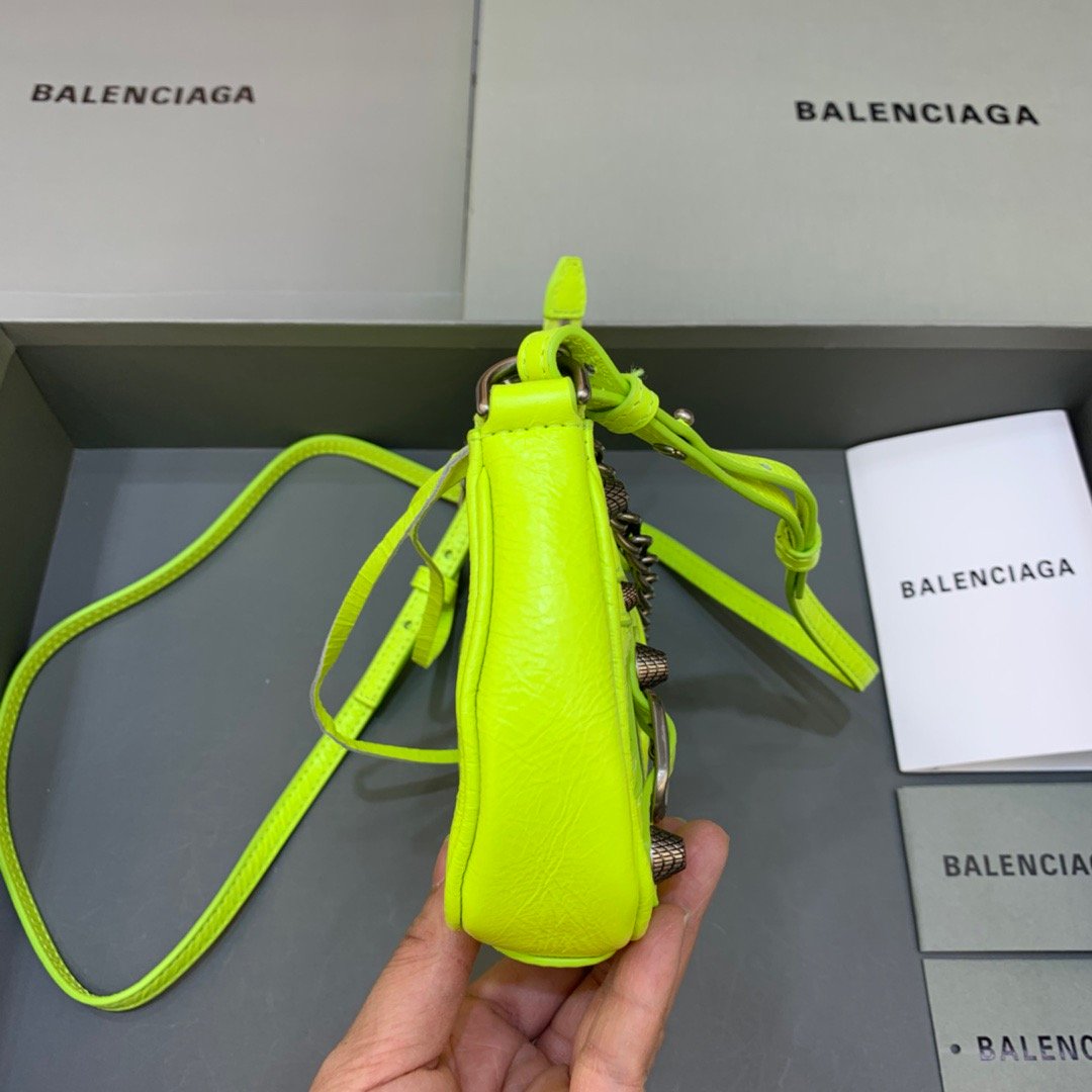 BLN-Ciaga Le Cagole Mini Bag With Chain Light Green, For Women,  Bags 8.2in/21LO