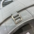 BLN-Ciaga Hourglass Mini Handbag In White, For Women,  Bags 4.7in/12LO 6373721LR6Y9016