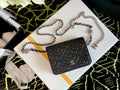 CHL - Woc Camellia Black Bag For Women 12LO/4.5in