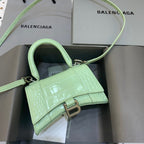 BLN-Ciaga Hourglass XS Handbag In Light Green, For Women,  Bags 7.4in/19LO