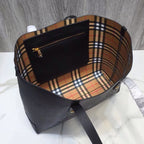 B-Berry - BB  Small Embossed Crest Tote Black For Women, Bags 13.8in/35LO