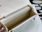 CHL - Flap Bag White For Women 7.4in/19LO