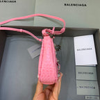 BLN-Ciaga Le Cagole Mini Bag With Chain In Pink, For Women,  Bags 8.2in/21LO 69581423EBY5812
