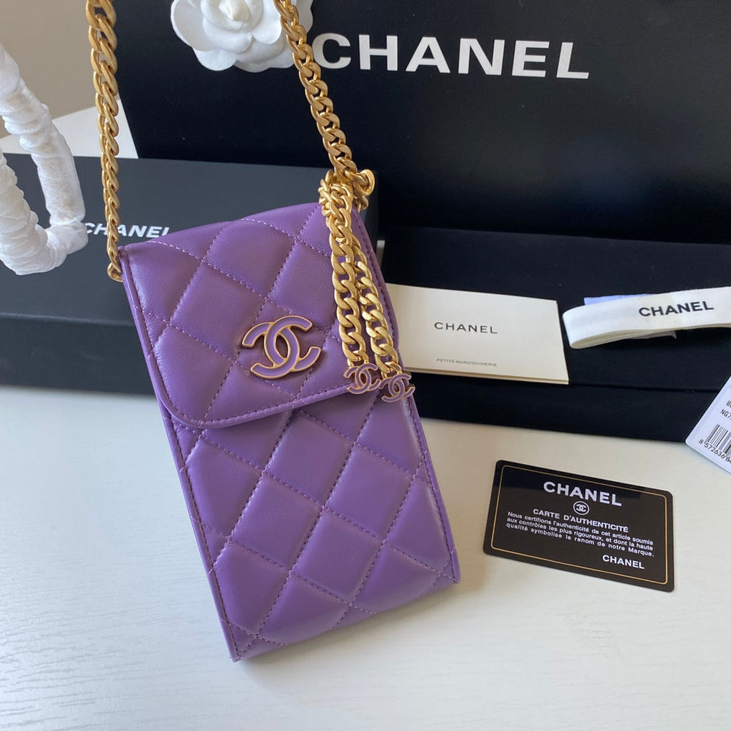 CHL - Phone Holder Purple Bag For Women 15LO/6in