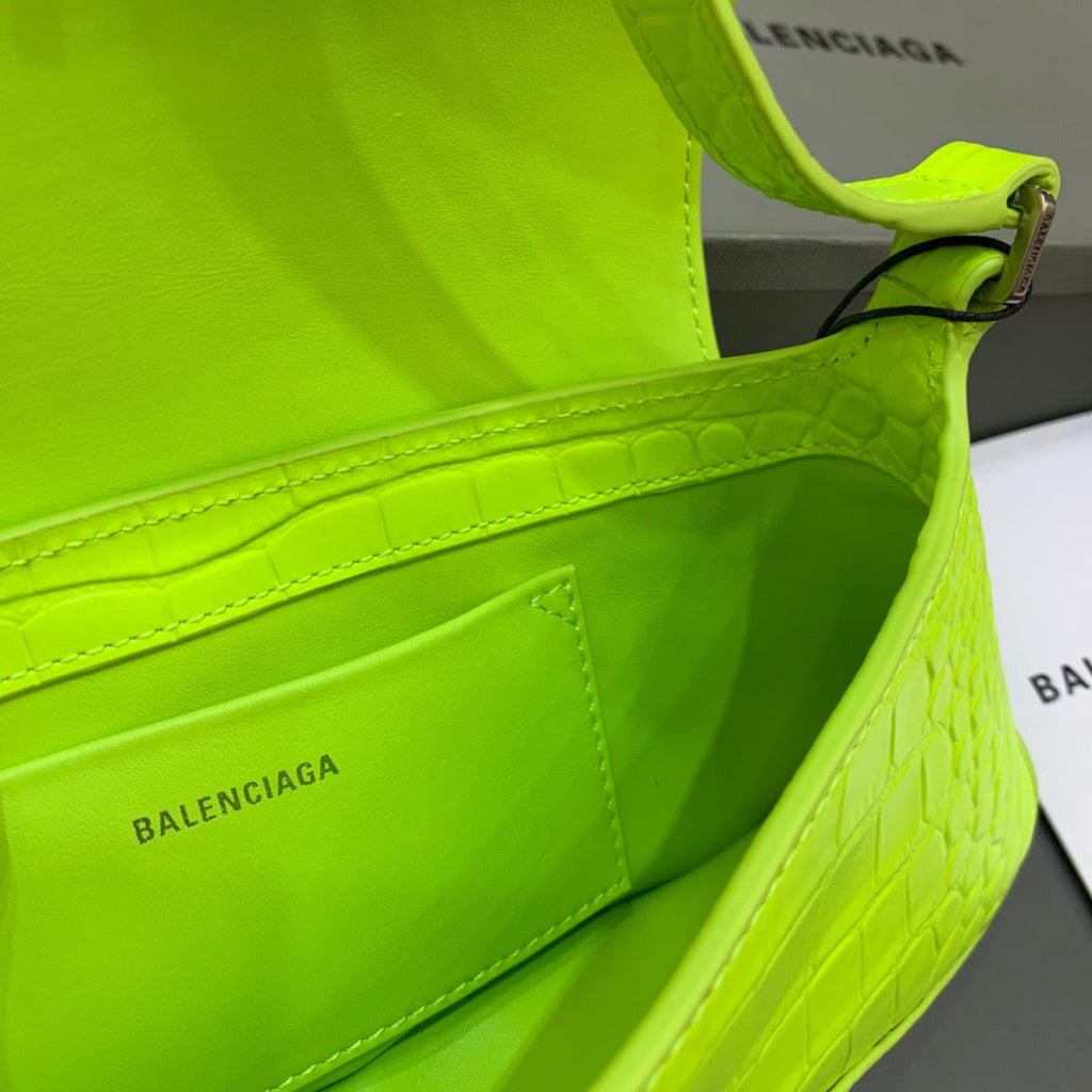 BLN-Ciaga XX Small Flap Bag Box Green Neon, For Women,  Bags 10.6in/27LO