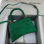 BLN-Ciaga Hourglass Small Handbag In Green, For Women,  Bags 9in/23LO