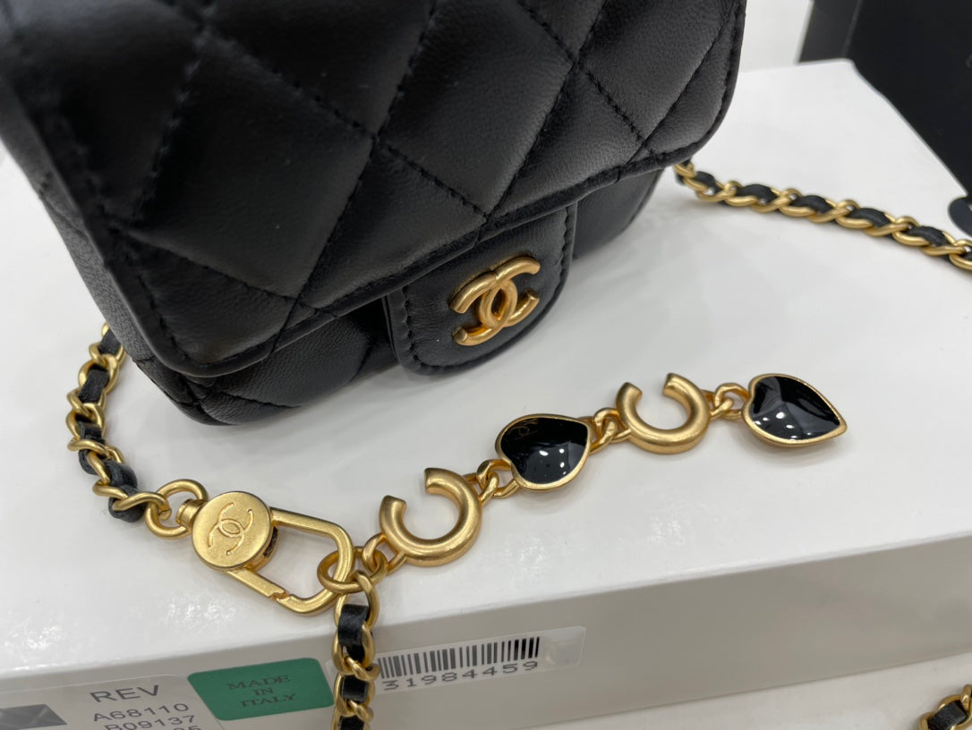 CHL - Mini Flap Bag Black For Women Bags 3.5in/9LO