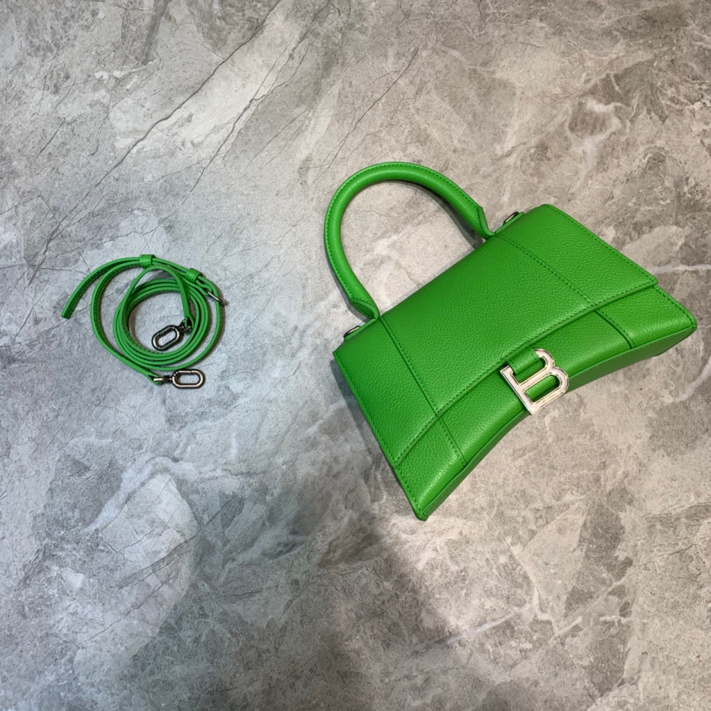 BLN-Ciaga Hourglass Small Handbag In Green, For Women,  Bags 9in/23LO
