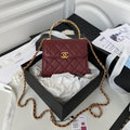 CHL -  Clutch With Chain Gold Hardware Red For Women Handbags, Shoulder Bags 5.7in/14.5LO
