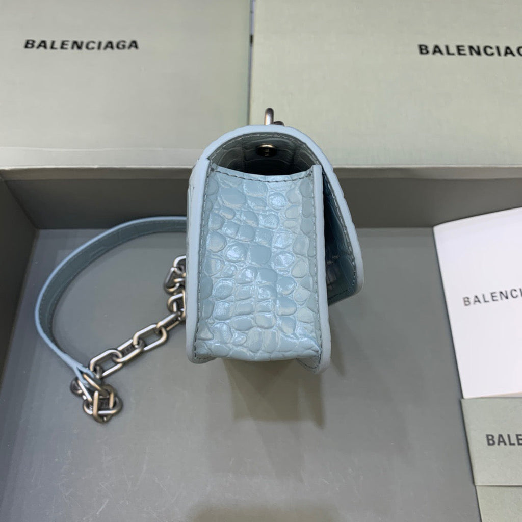 BLN-Ciaga Gossip Small On Chain Shoulder Bag Blue, For Women,  Bags 7.4in/19LO
