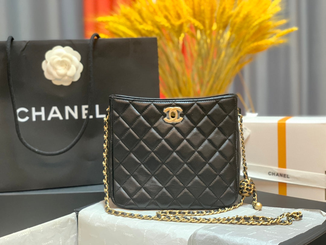 CHL - Hobo Handbag Black Bag For Women 16LO/6in
