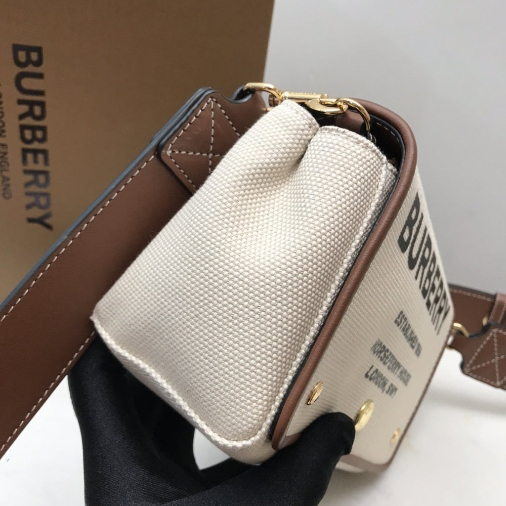 B-Berry - BB  Horseferry Print Cotton Canvas Small Crossbody Bag For Women, Bags 7.1in/18LO 80518441