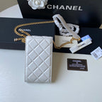 CHL - Phone Holder White Bag For Women 15LO/6in