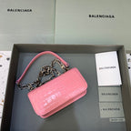 BLN-Ciaga Gossip Small On Chain Shoulder Bag Pink, For Women,  Bags 7.4in/19LO