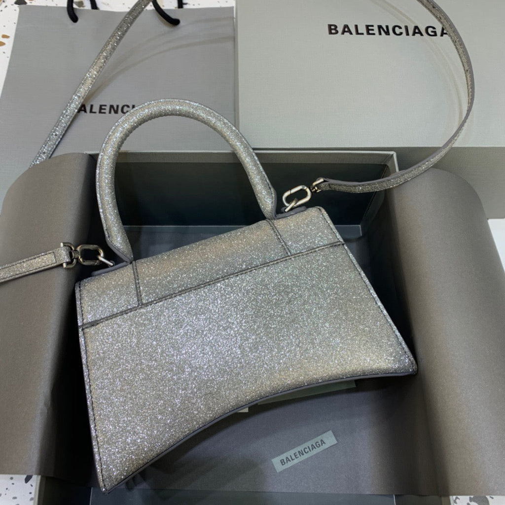 BLN-Ciaga Hourglass Small Handbag In Grey, For Women,  Bags 9in/23LO