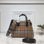 B-Berry - BB  Small Banner  Check And Tote Black For Women, Women’s Bags 10.5in/26LO