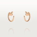 JUSTE EARRINGS 12.75MM PINK GOLD DIAMOND
