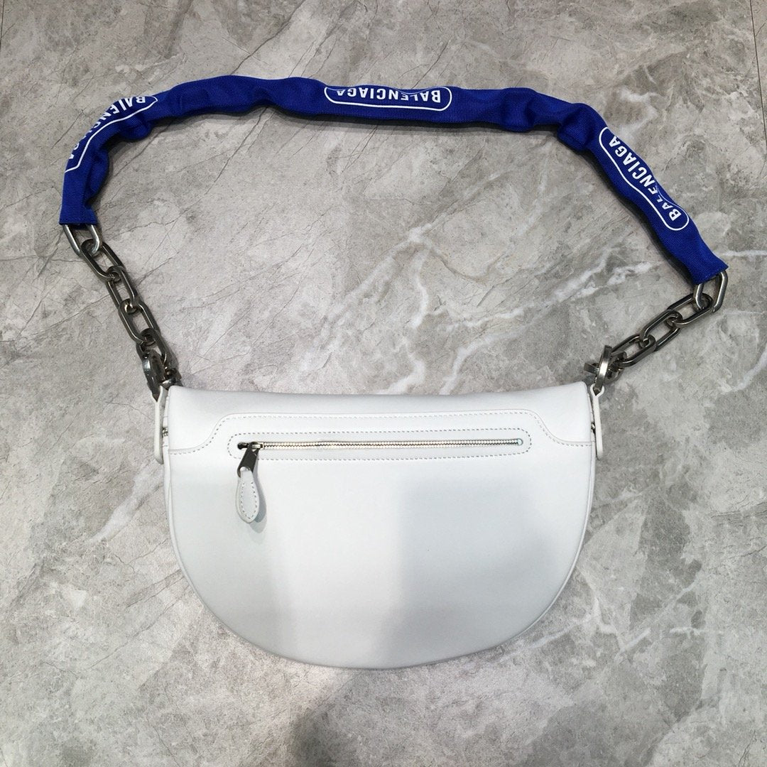 BLN-Ciaga Souvenir XXS Belt Bag In White, For Women,  Bags 11.8in/30LO