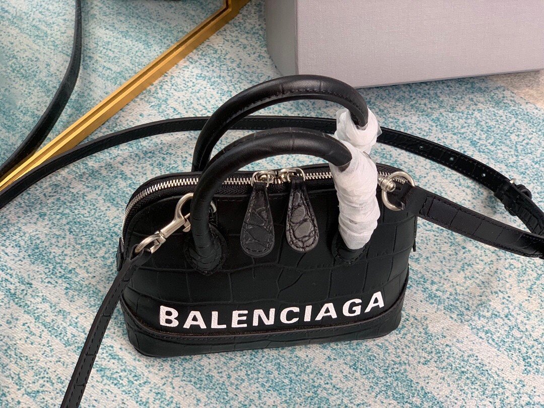 BLN-Ciaga Ville Mini Handbag In Black, For Women,  Bags 4.7in/12LO