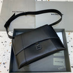 BLN-Ciaga Downtown Medium Shoulder Bag In Black, For Women,  Bags 12.6in/32LO 67135429S171000