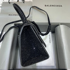 BLN-Ciaga Hourglass XS Handbag In Black, For Women,  Bags 7.4in/19LO 59283328D071071