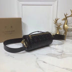 B-Berry - BB  Barrel Monogram Bag Black For Women, Bags 10in/27LO