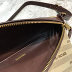 BLN-Ciaga Souvenir XS Belt Bag In Brown, For Women,  Bags 9.5in/24LO