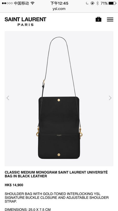 BB - YSL Bag - 3601