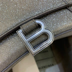 BLN-Ciaga Hourglass Small Handbag In Grey, For Women,  Bags 9in/23LO