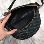 BLN-Ciaga Souvenir XXS Belt Bag In Black, For Women,  Bags 11.8in/30LO