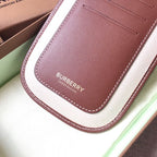 B-Berry - BB  Logo Graphic Canvas Anne Phone Case With Strap White For Women, Bags 7.1in/18LO