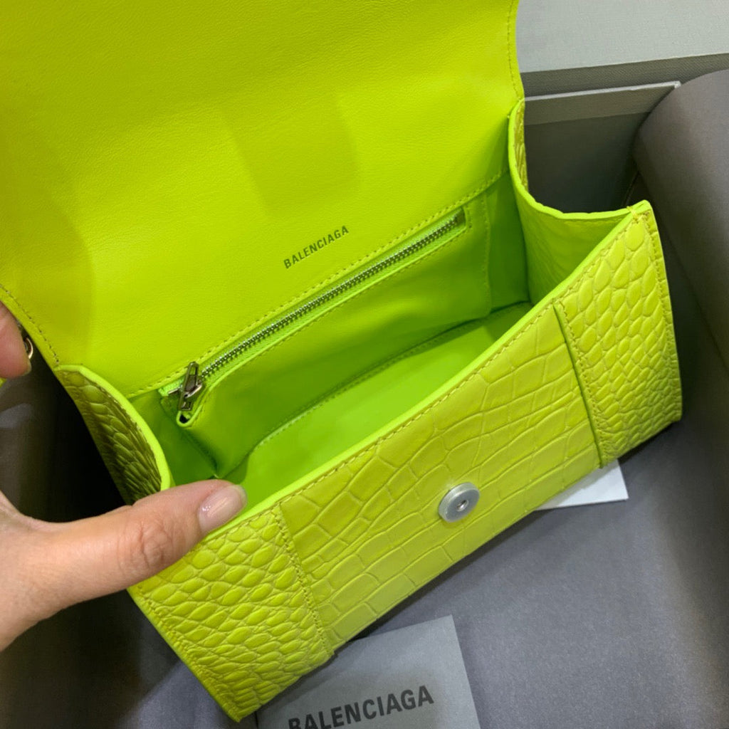 BLN-Ciaga Hourglass Small Handbag In Light Green, For Women,  Bags 9in/23LO