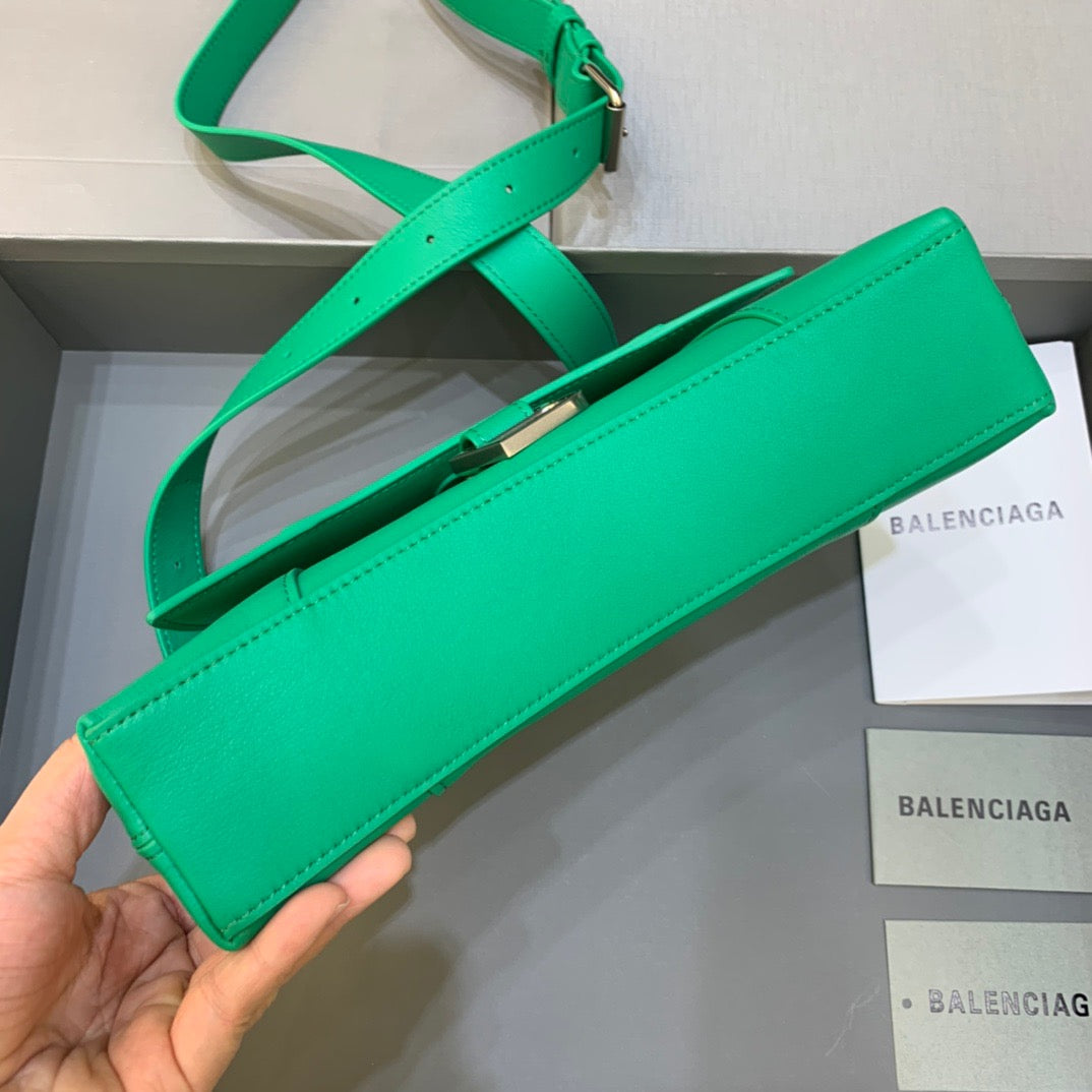 BLN-Ciaga Downtown XS Shoulder Bag In Green, For Women,  Bags 10in/25LO