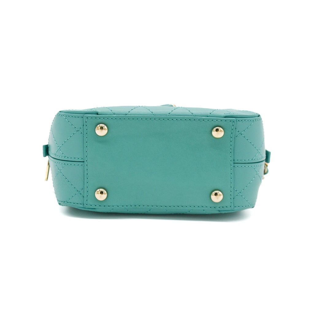 CHNL -  Zip Camera Bag Crossbody Bag in Tiffany Blue Teal